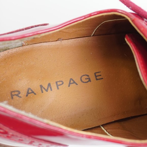 Rampage Underscore Womens Red Wingtip Oxfords Shoes Size 7.5 - Picture 8 of 9